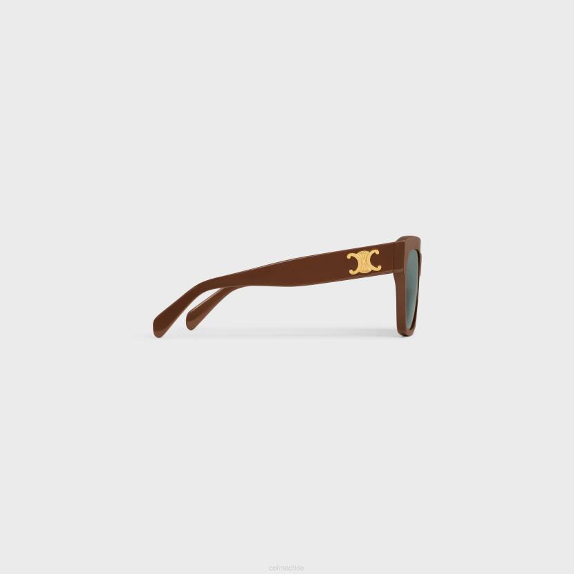 accesorios CELINE gafas de sol triomphe 09 de acetato chocolate mujer NL481114