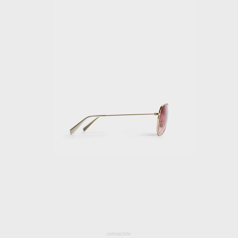 accesorios CELINE montura metálica 02 gafas de sol de metal oro/rosa degradado mujer NL481125