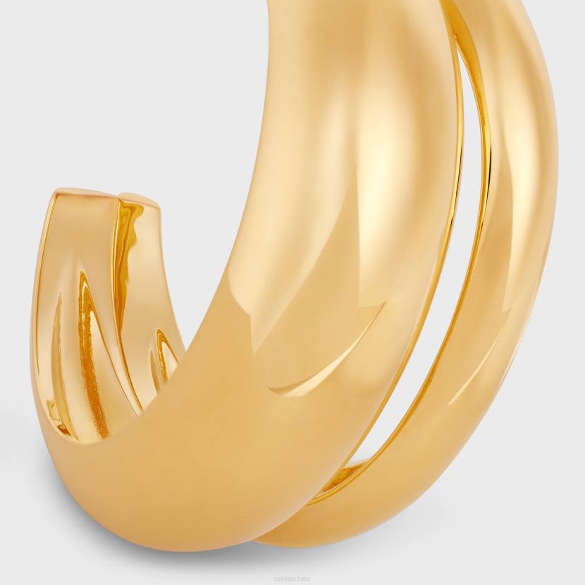 accesorios CELINE Brazalete formes abstraites de latón con acabado oro mujer NL481370