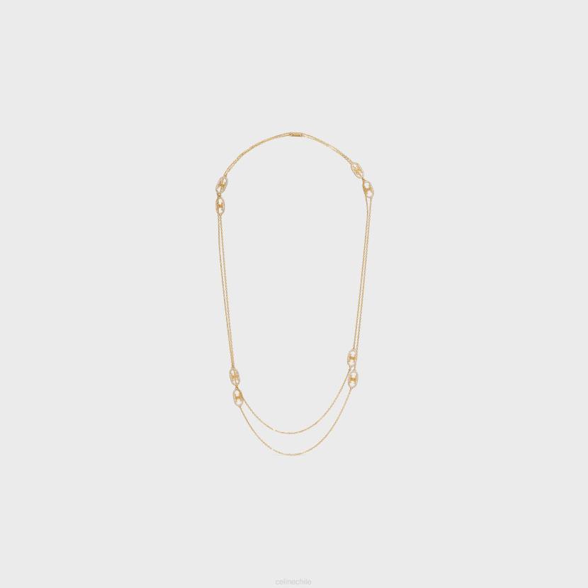 accesorios CELINE Maillón Triomphe sautoir en diamantes oro amarillo y blanco mujer NL481389