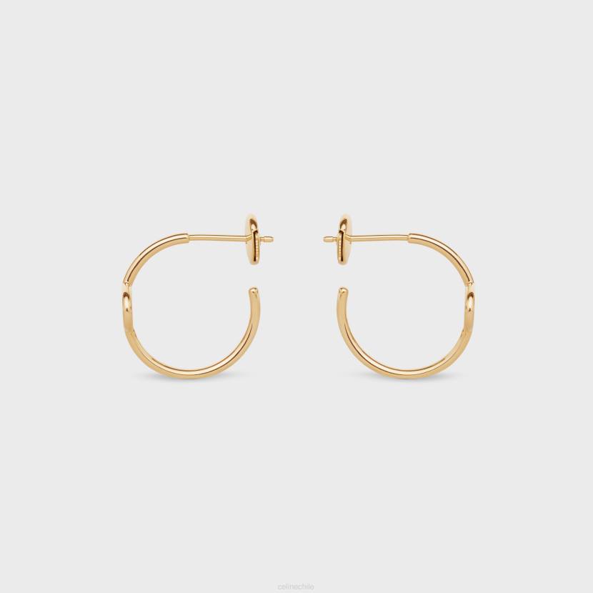 accesorios CELINE aros maillon triomphe en oro amarillo mujer NL481385