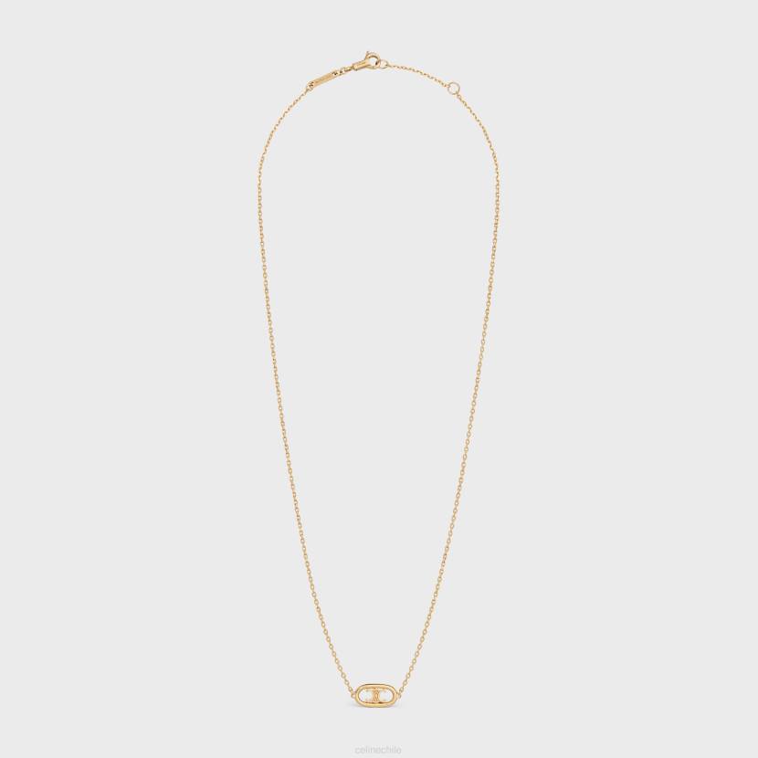 accesorios CELINE collar maillon triomphe de oro amarillo mujer NL481383