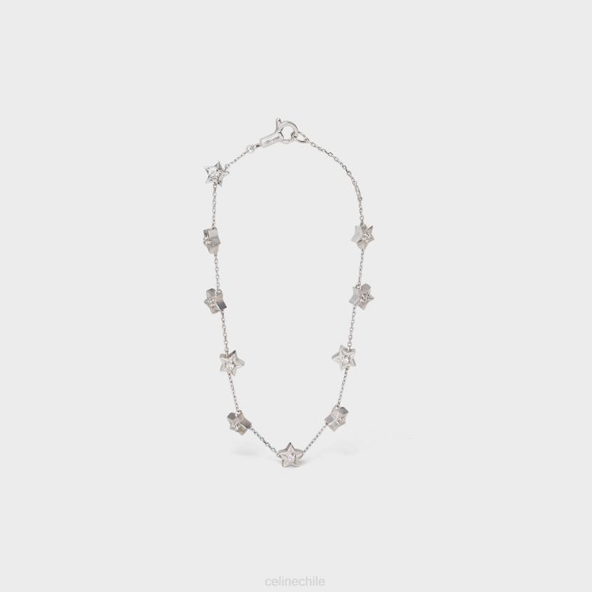 accesorios CELINE pulsera etoile multiestrellas de diamantes oro blanco y blanco mujer NL481422