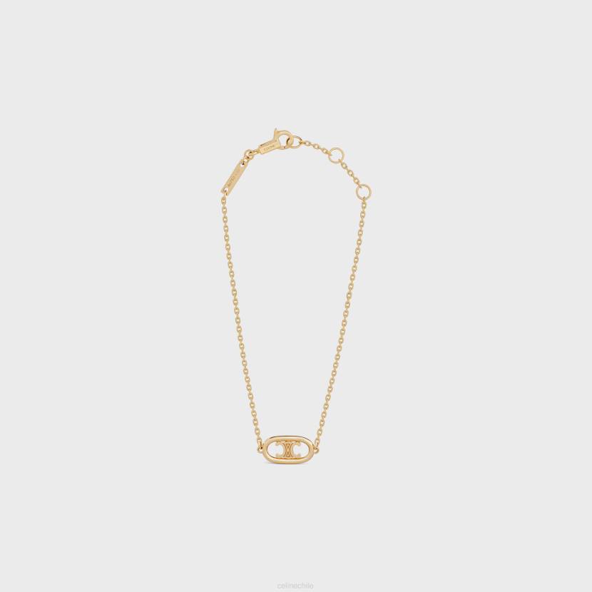 accesorios CELINE pulsera maillon triomphe de oro amarillo mujer NL481384