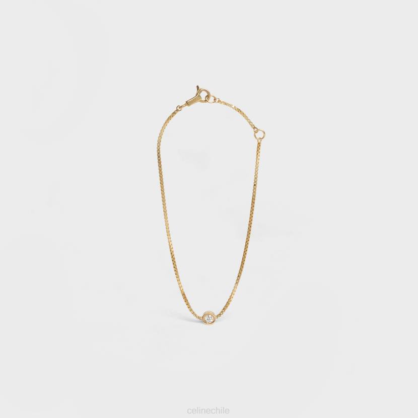 accesorios CELINE pulsera sentimental brillante en diamante oro amarillo y blanco mujer NL481401