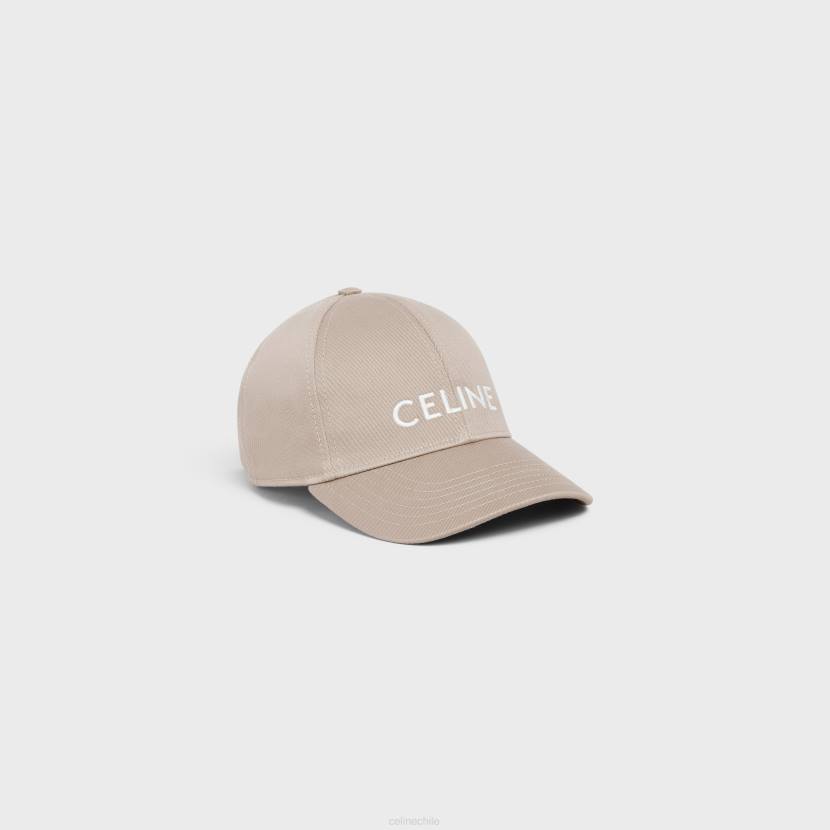 accesorios CELINE gorra de béisbol en algodón beige británico mujer NL481049