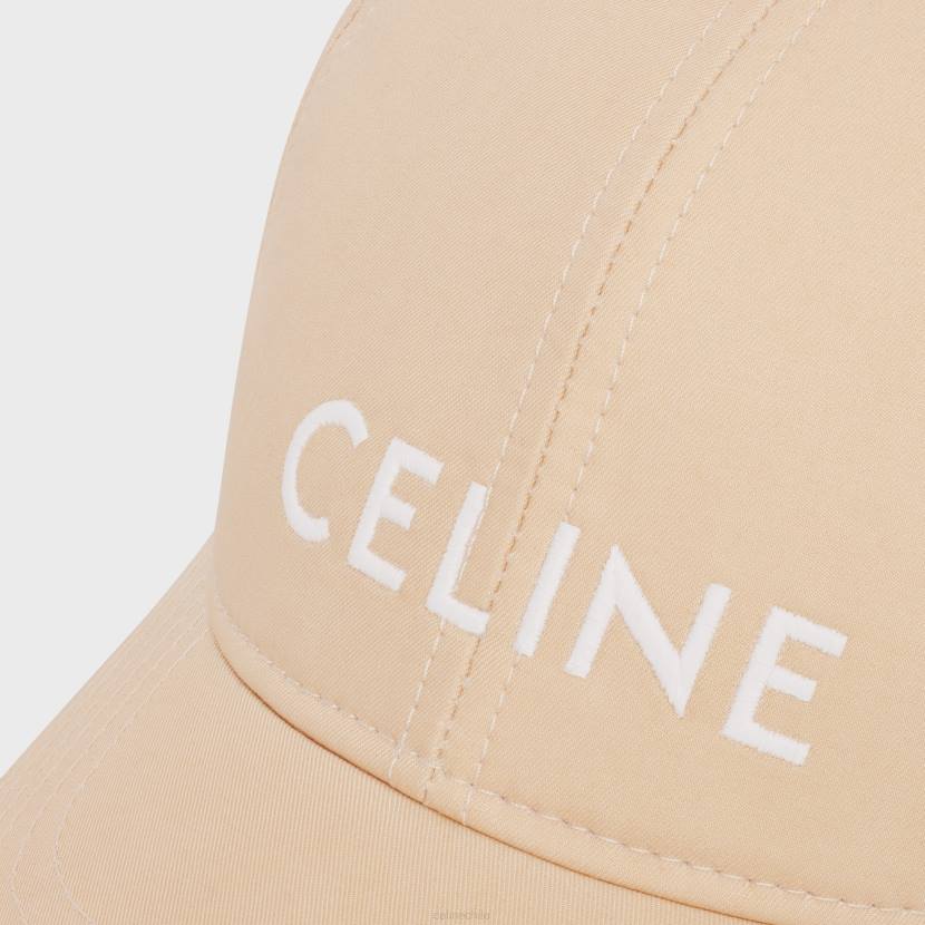 accesorios CELINE gorra de béisbol en algodón fonce de champagne mujer NL481164