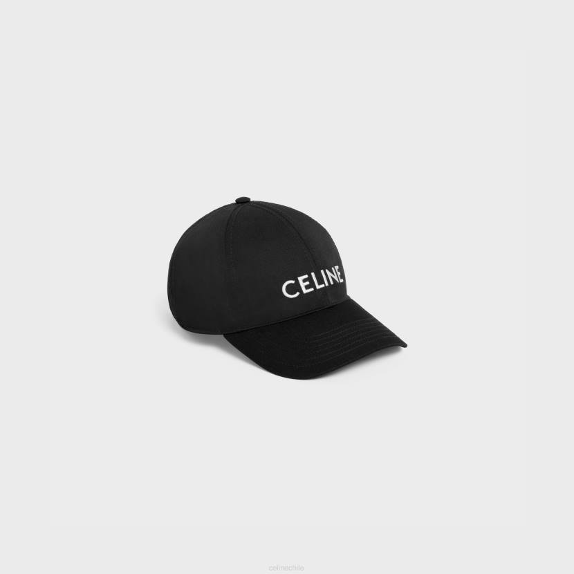accesorios CELINE gorra de béisbol en algodón negro mujer NL481050