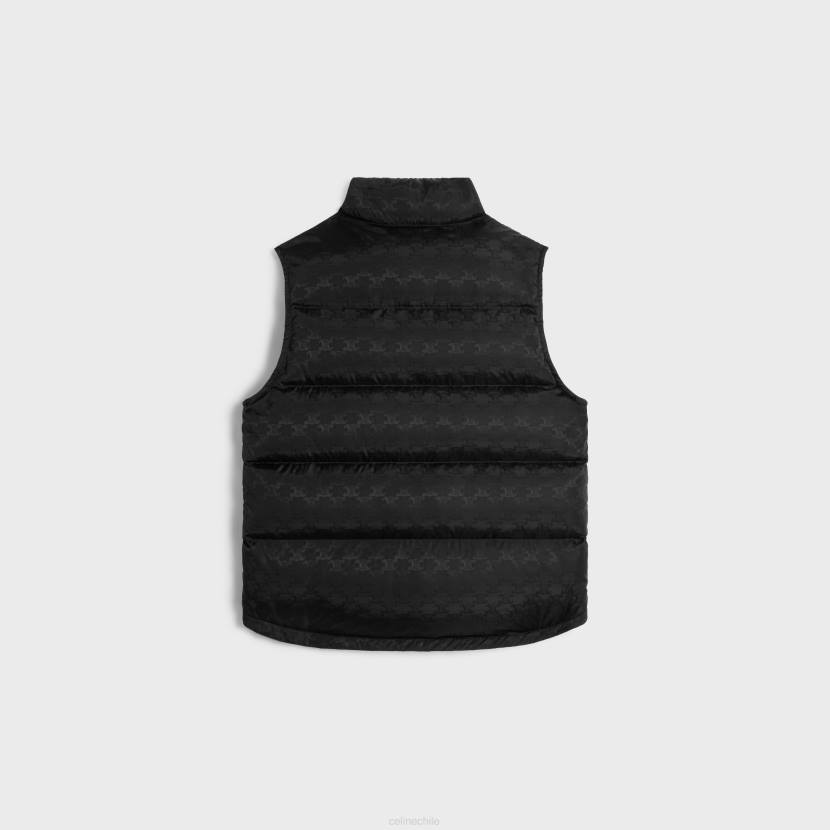 vestir CELINE Cazadora acolchada de nailon Monogram negro mujer NL48668