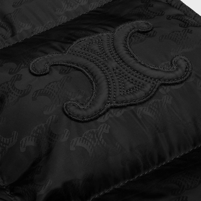 vestir CELINE Cazadora acolchada de nailon Monogram negro mujer NL48668