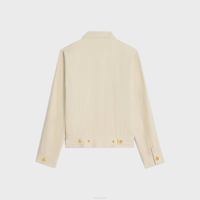 vestir CELINE chaqueta camionero de pana lavado crudo mujer NL48735