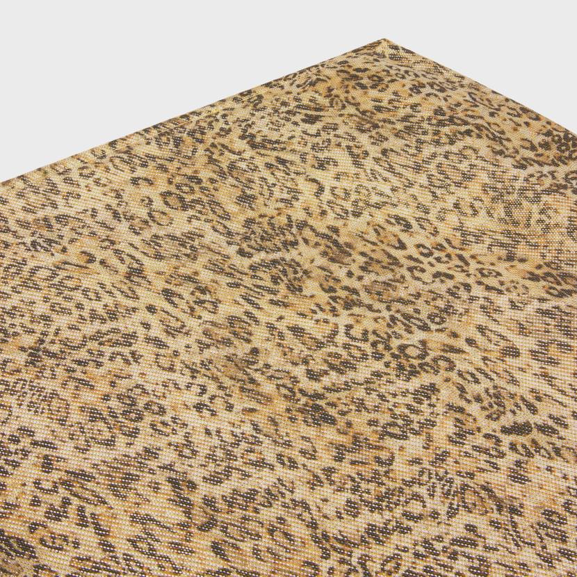 vestir CELINE falda de georgette de seda leopardo/argenta mujer NL48660