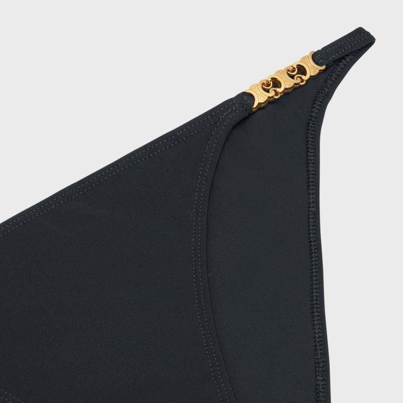 vestir CELINE braguita de baño triomphe de punto mate negro mujer NL48899