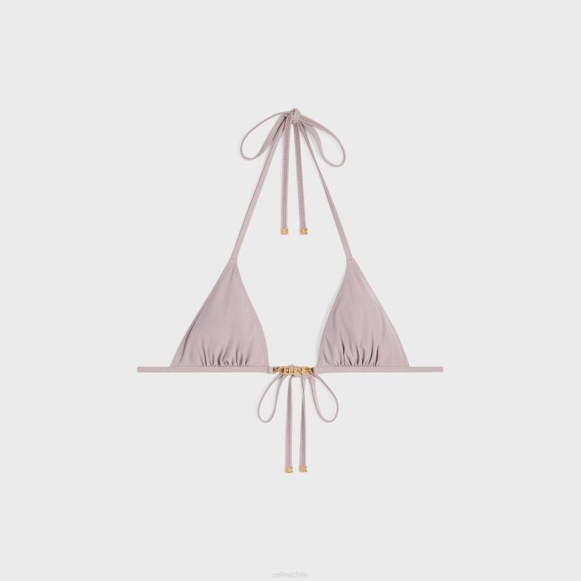 vestir CELINE top triangular en punto mate argile mujer NL48909