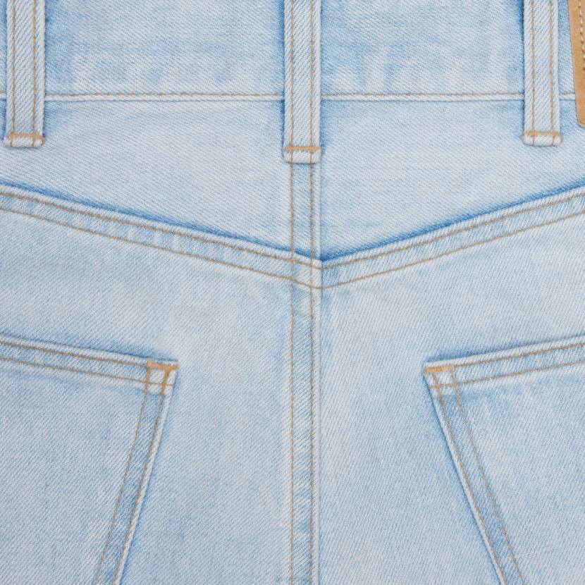 vestir CELINE Vaqueros Margaret en denim lavado desteñido por el sol lavado descolorido por el sol mujer NL48861