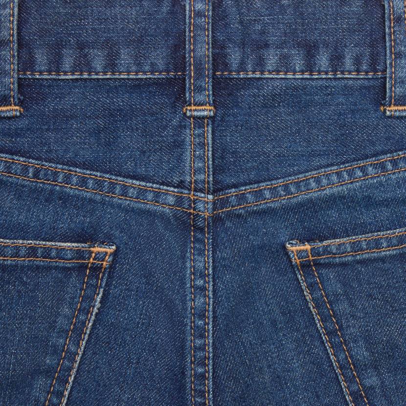 vestir CELINE jeans ajustados en denim lavado de unión oscuro mujer NL48869