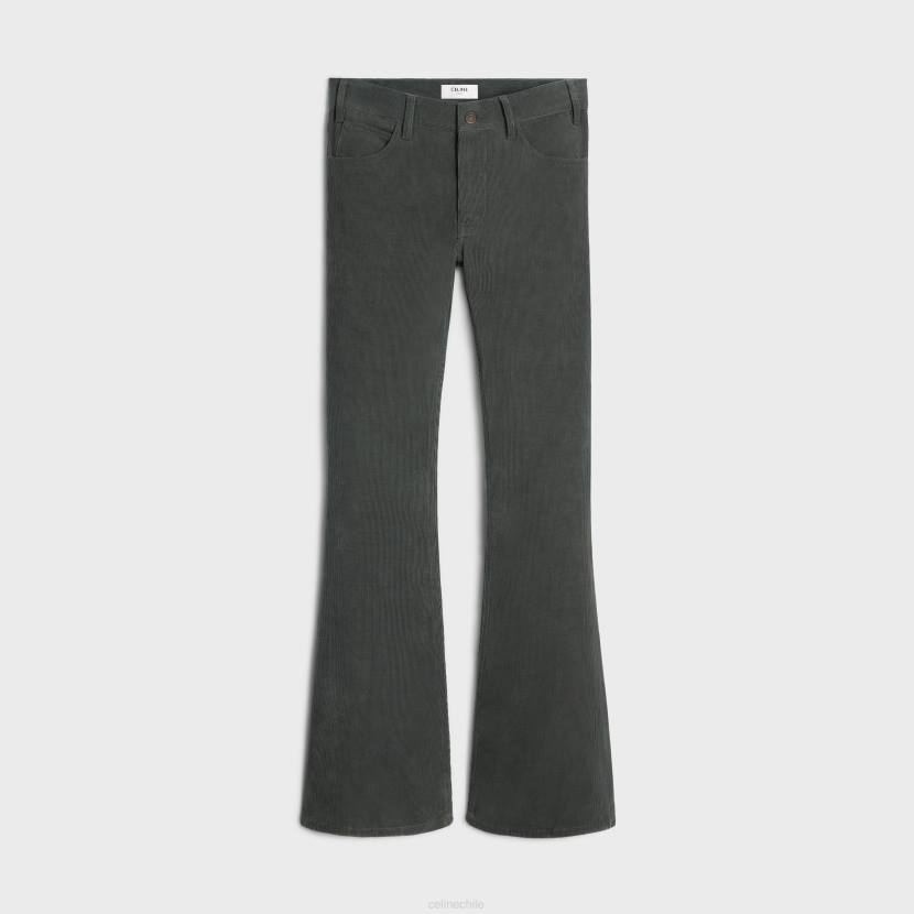 vestir CELINE jeans marco de pana enjuague de pana envejecida mujer NL48644