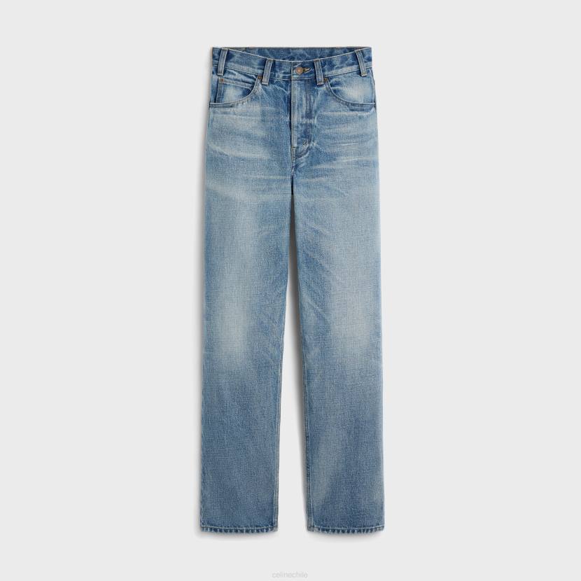 vestir CELINE jeans margaret en denim lavado de pismo mujer NL48859