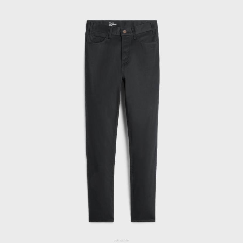 vestir CELINE jeans tess en denim lavado negro puro mujer NL48865