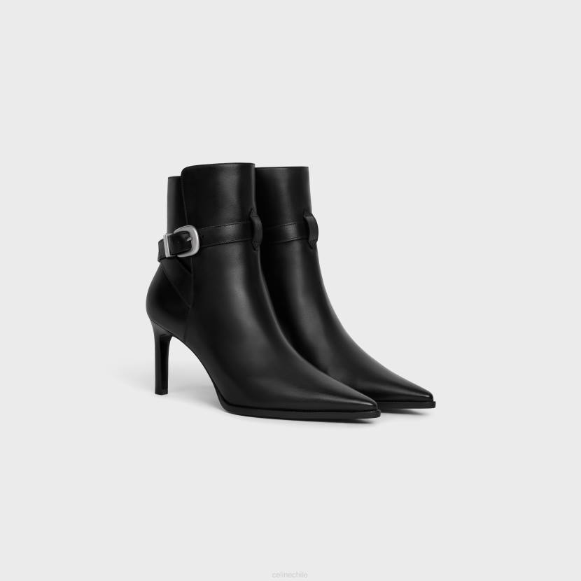 calzado CELINE Bota jodphur verneuil de piel de becerro negro mujer NL48959