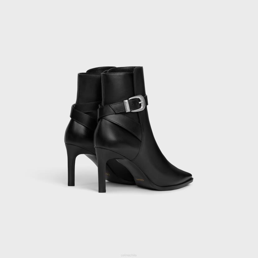 calzado CELINE Bota jodphur verneuil de piel de becerro negro mujer NL48959