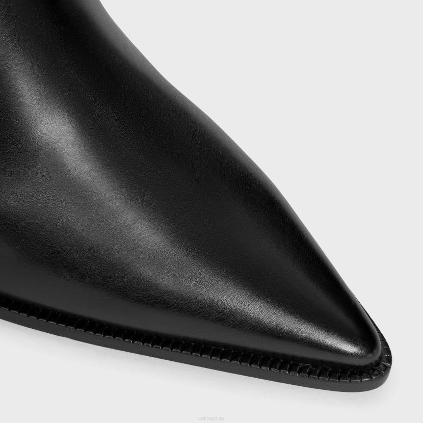 calzado CELINE Bota jodphur verneuil de piel de becerro negro mujer NL48959